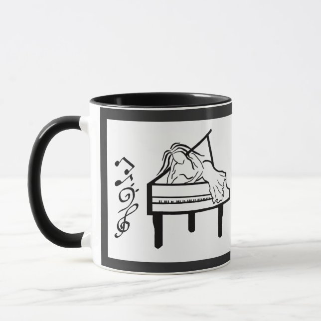Caneca Piano Lady (Esquerda)