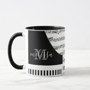 Caneca Piano personalizável