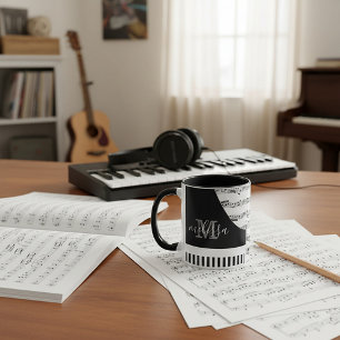 Caneca Piano personalizável