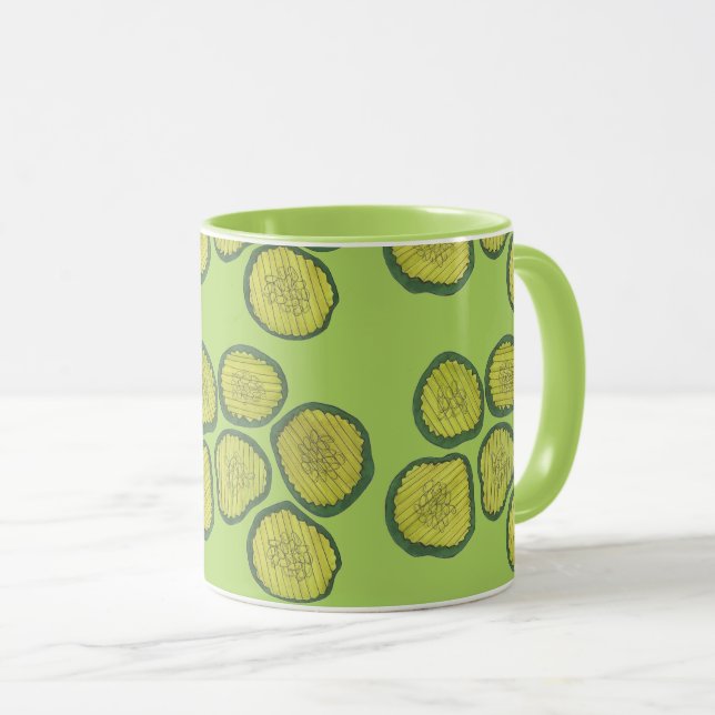 Caneca Pickle Chips Green Kosher Dill Pickle Chip (Frente Esquerda)