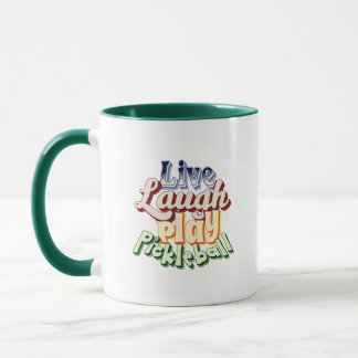 Caneca Pickleball Gift Live Ria Tocar Bola de Picles