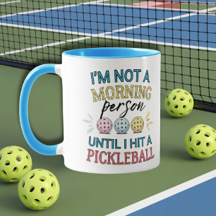 Caneca Pickleball jogador da manhã jogador