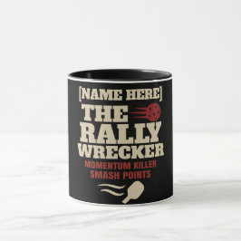 Caneca Pickleball Nome Personalizado O Destruidor de Rall