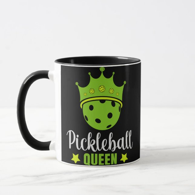 Caneca Pickleball Queen Funny Pickle Queen (Esquerda)