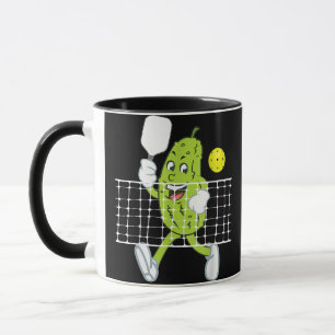 Caneca Picles Jogando Pickleball - Remo de Pickleball Eng