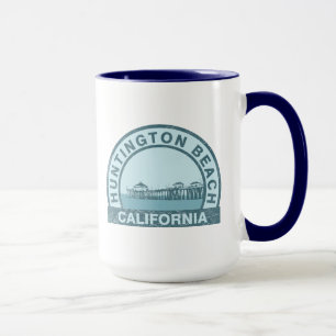 Caneca Pier de praia de Huntington