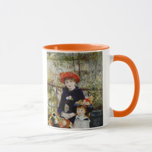 Caneca Pierre A Renoir| Duas Irmãs, ou No Terreno (Direita)
