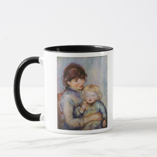 Caneca Pierre uma maternidade de Renoir |, criança com um (Esquerda)