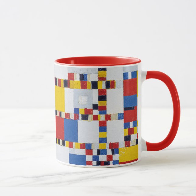 Caneca piet mondrian , victory.boogie-woogie (Direita)
