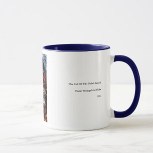 Caneca Pieter Bruegel "A Queda dos Anjos Rebeldes"