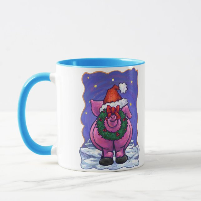 Caneca Pig Christmas (Esquerda)