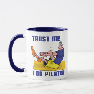 Caneca Pilates engraçado