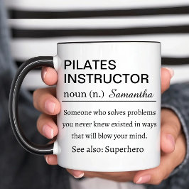 Caneca Pilates Instrutor Definition