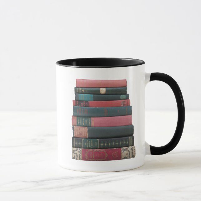 Caneca Pilha de Livro-VERMELHO (Direita)