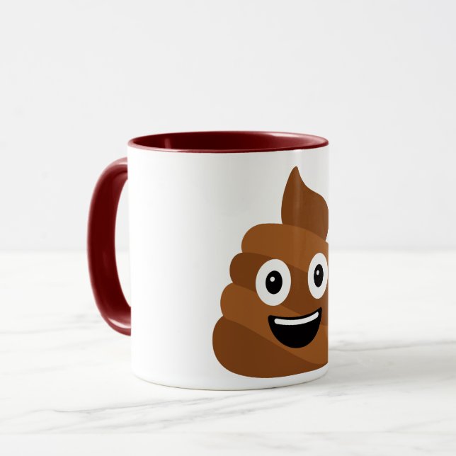 Caneca Pilha de Poo Emoji Coffee Mug (Frente Esquerda)