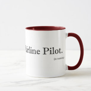 Caneca Piloto da linha aérea do mundo o melhor. (no