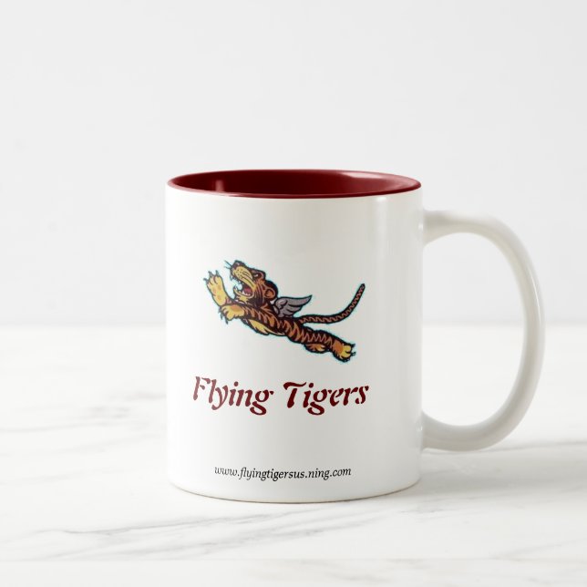 Caneca piloto de Flying Tigers - canhota (Direita)