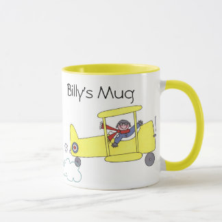 Caneca piloto do avião