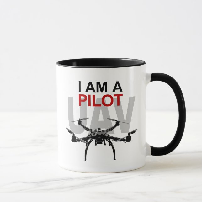 Caneca Piloto do UAV Quadpilot Quadcopter (Direita)