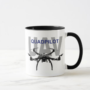 Caneca Piloto quadpiloto UAV Quadcopter