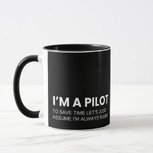 Caneca Pilotos Dizem Coisas Engraçadas
