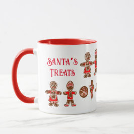 Caneca Pimenta de papai noel vermelha