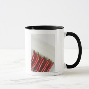 Caneca Pimentas de pimentão vermelho