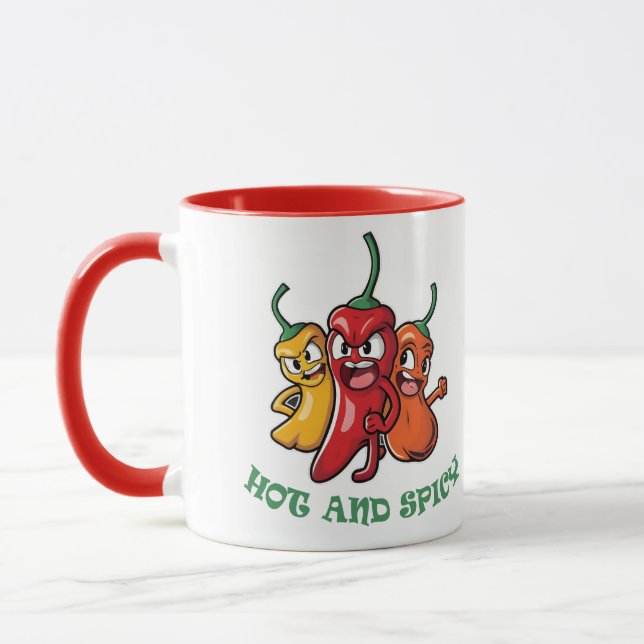 Caneca Pimentões picantes a quente (Esquerda)