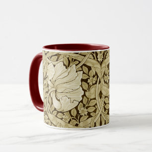 Caneca Pimpernel Dourado, William Morris