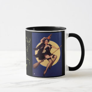 Caneca Pin-up de Holloween, Circa, 1920