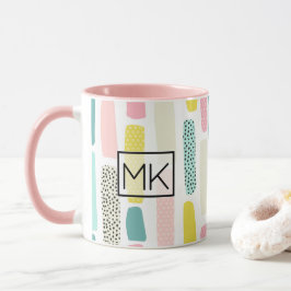 Caneca Pincel amarelo-rosa, Pincel amarelo-azul Coffee Mu