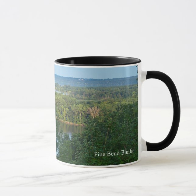Caneca Pine Bend Bluff Sobre o Rio Mississippi (Direita)