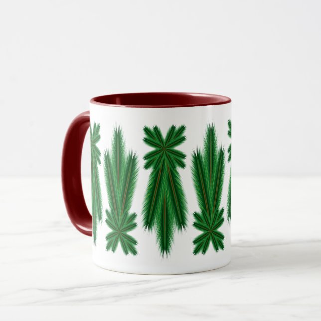 Caneca Pine Comet 11oz. Mug - Maroon (Frente Esquerda)