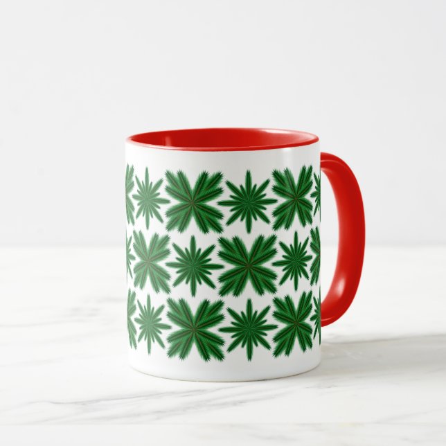 Caneca Pine Snowflakes Mug 11oz. (Frente Esquerda)