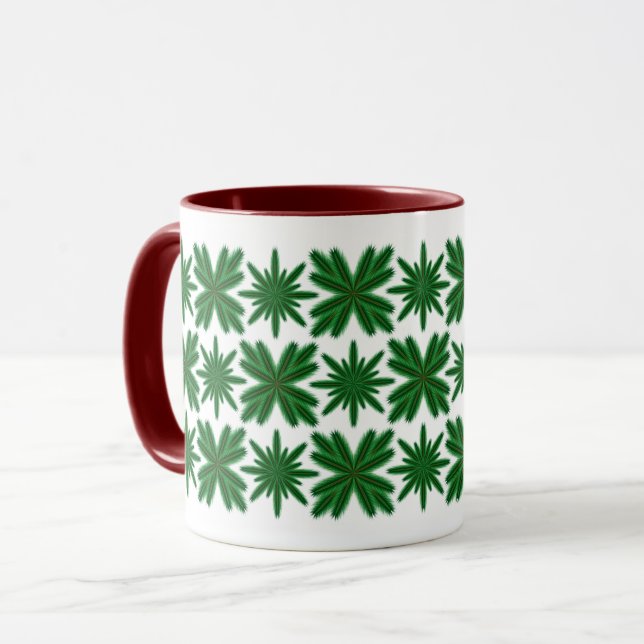 Caneca Pine Snowflakes Mug 11oz. (Frente Esquerda)