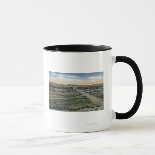 Caneca Pinedale, WY - Sede do Condado de Sublette (Direita)
