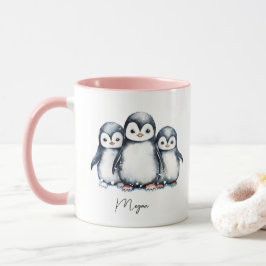 Caneca Pinguim Cute Personalizado