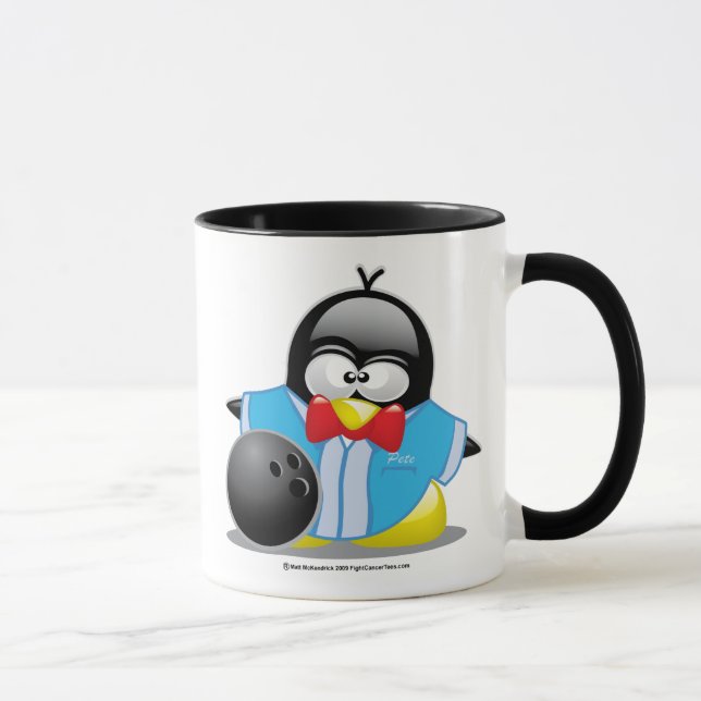 Caneca Pinguim da boliche (Direita)