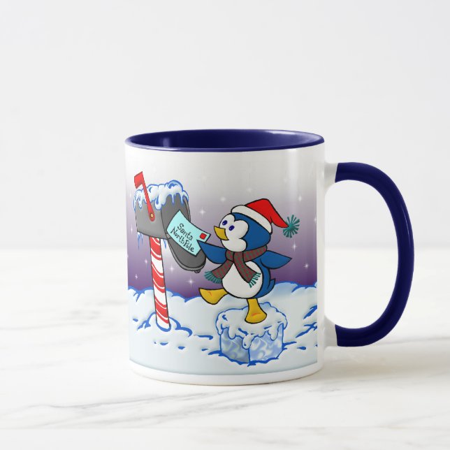 Caneca Pinguim do Natal (Direita)