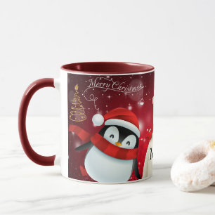 CANECA PINGUINAS PERSONALIZADAS E ARMAZENAMENTO DE CAFÉ D