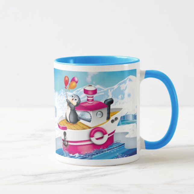 Caneca pinguins na Antártica (Direita)