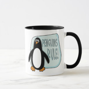 Caneca Pinguins Regra Mugs