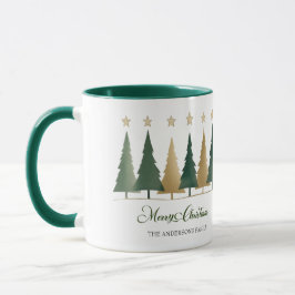 Caneca Pinheira Mínima de inverno - Natal Personalizado