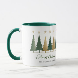 Caneca Pinheira Mínima de inverno - Natal Personalizado