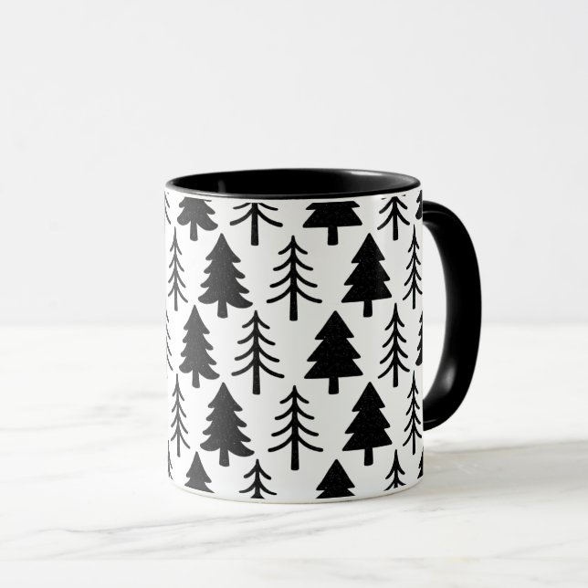 Caneca Pinheiros de Natal (Frente Esquerda)