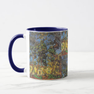Caneca Pinheiros de Van Gogh - Arte Clássica de Jardim