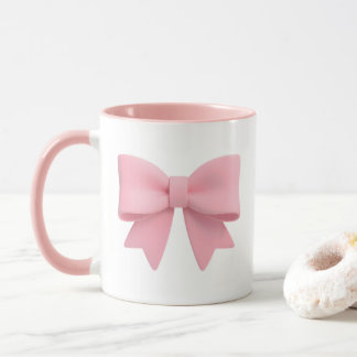 Caneca Pink Bow Coffee Mug 🎀
