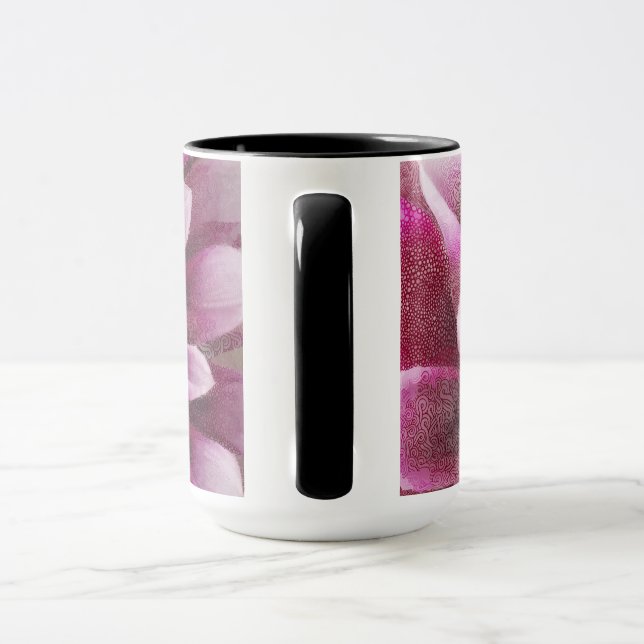Caneca Pink Dahlia (Alça)