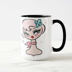 Caneca Pink Dolly Chic Mug by Fluff