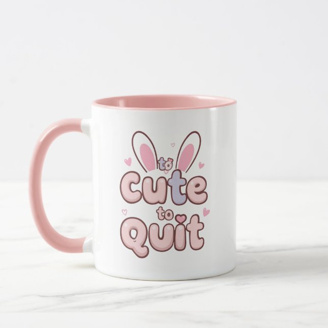 Caneca Pink Girly Motivational Saying (Esquerda)